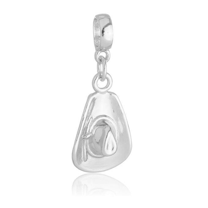 Berloque Chapéu Cowboy Banhado a Ouro 18k