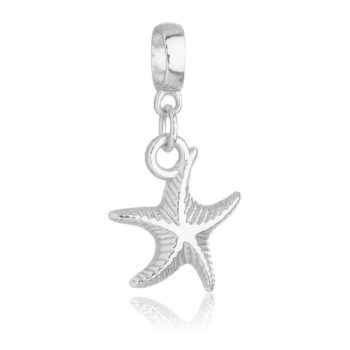 Berloque Estrela do Mar Banhado a Prata 925