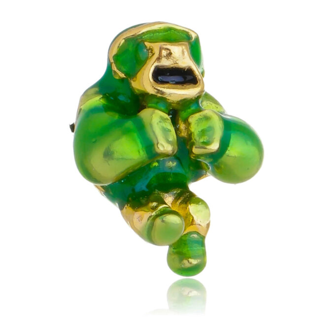 Berloque Hulk Separador Banhado a Ouro 18k