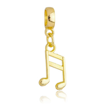 Berloque Nota Musical Banhado a Ouro 18k