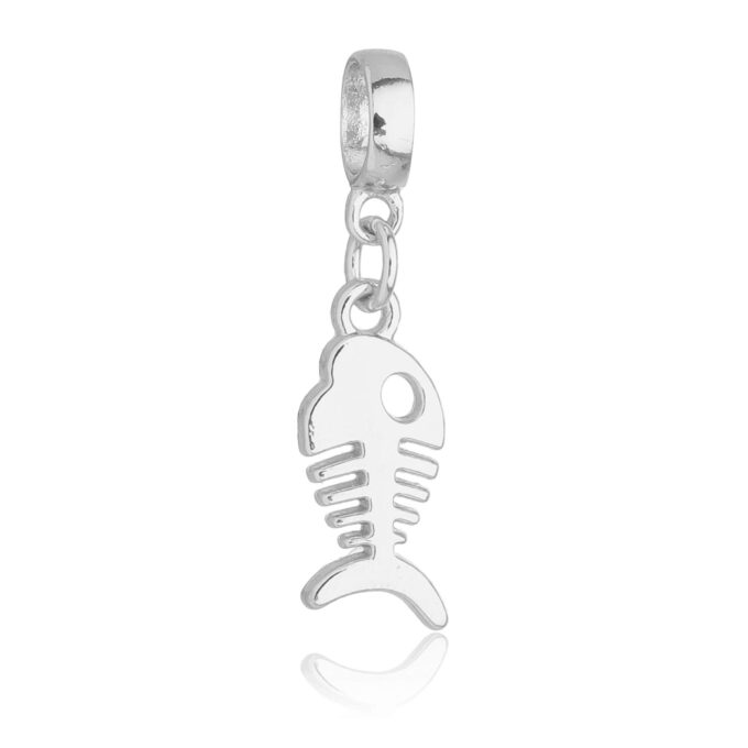 Berloque Peixe Banhado a Ouro 18k