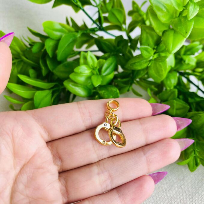 Berloque Algema Banhado a Ouro 18k
