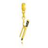 Berloque Babyliss Banhado a Ouro 18k