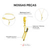 Berloque Babyliss Banhado a Ouro 18k