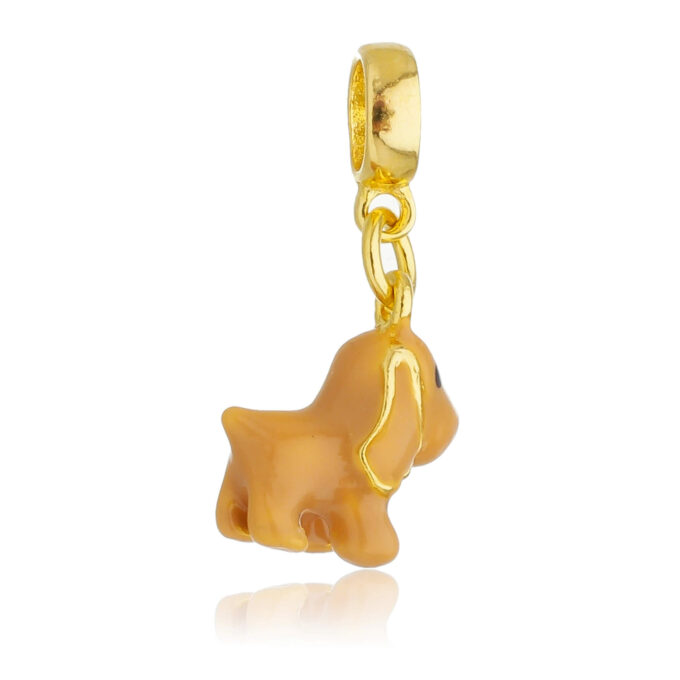 Berloque Cachorro Cocker Spaniel Banhado a Prata 925