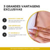 Berloque Plaquinha Foco Banhado a Ouro 18k