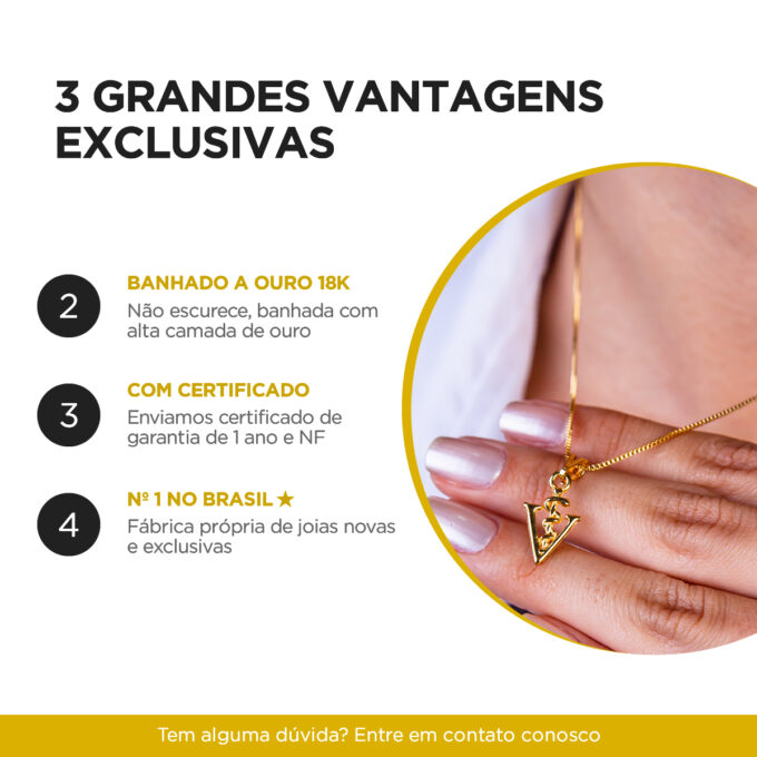 Berloque Plaquinha Fotógrafa Banhado a Ouro 18k
